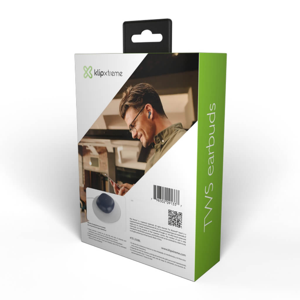 Klip Xtreme Audífonos Inalámbricos ZoundBuds, KTE-250