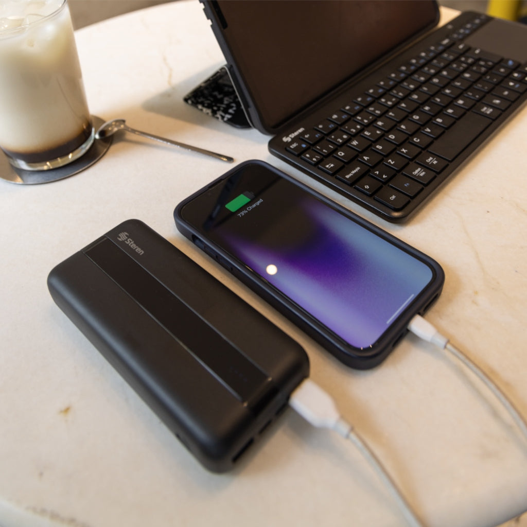 Steren Power Bank Batería Externa 20000mAh, MOV-2000