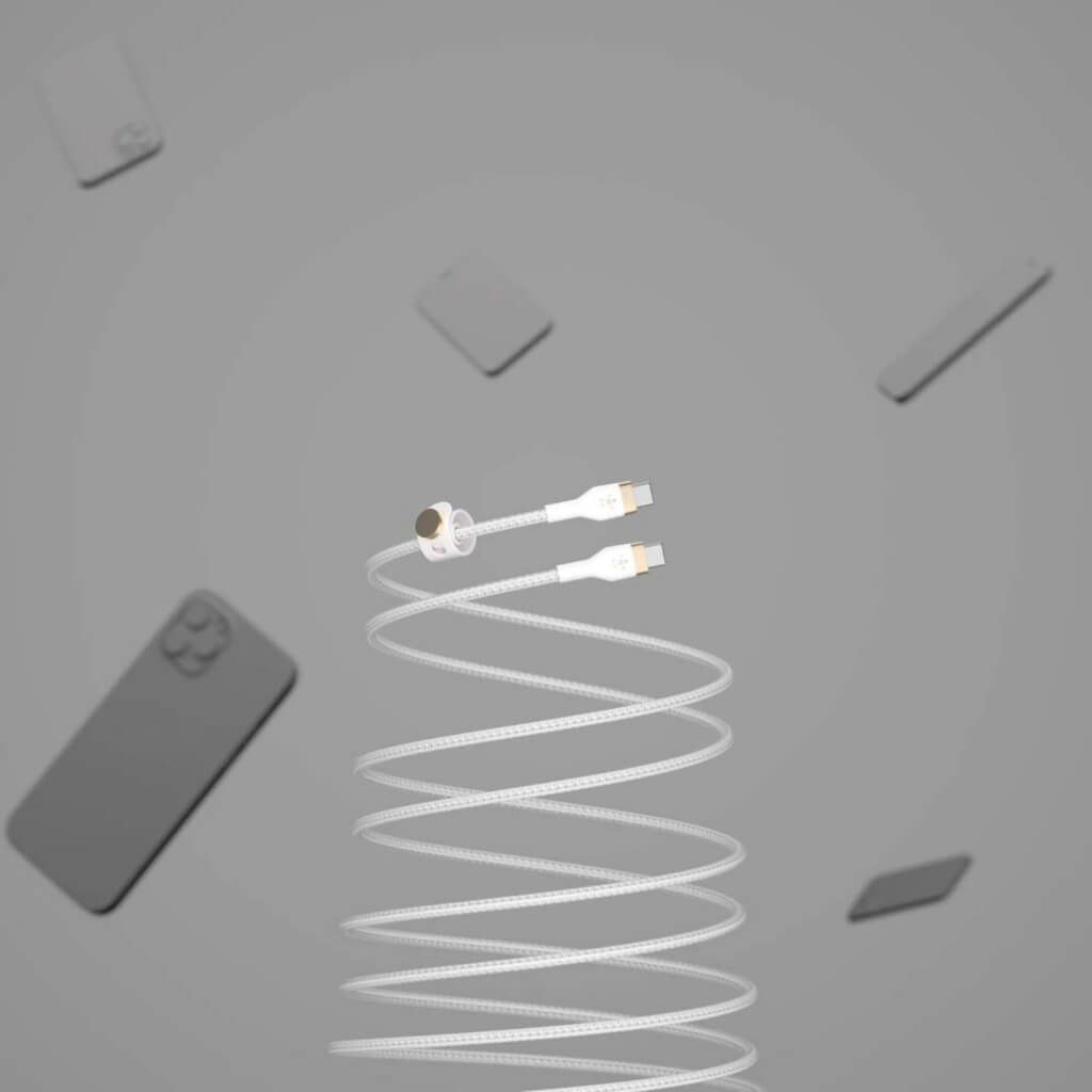 Belkin Cable USB-C a USB-C Macho Boost Charge Pro Flex, 2 Metros