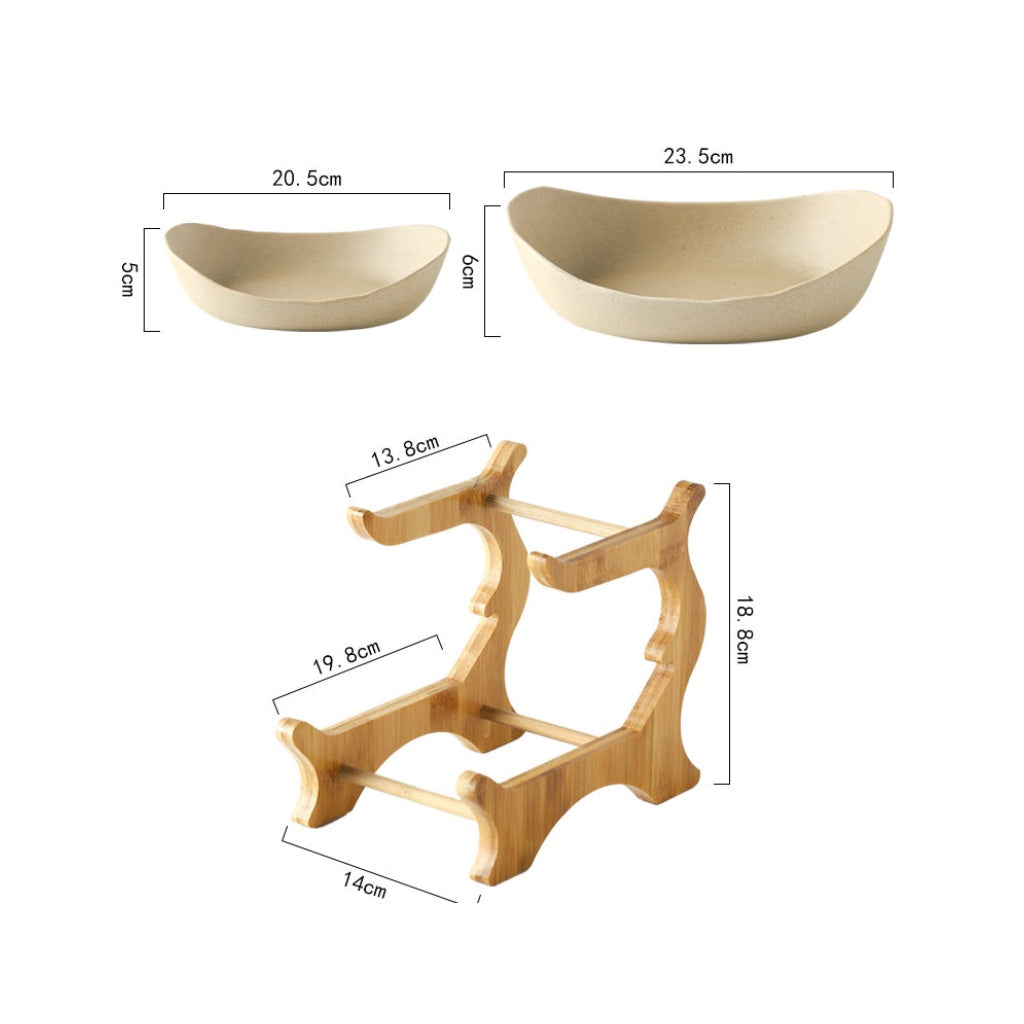 La Gotera Plato Malakita de Dos Niveles