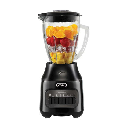 Oster Licuadora Jarra de Vidrio 6 Velocidades 1.5 L (BLSTPEG-BPB)