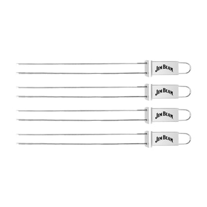 Jim Beam Set de Pinchos para Parrilla 4 Piezas (JB0228)