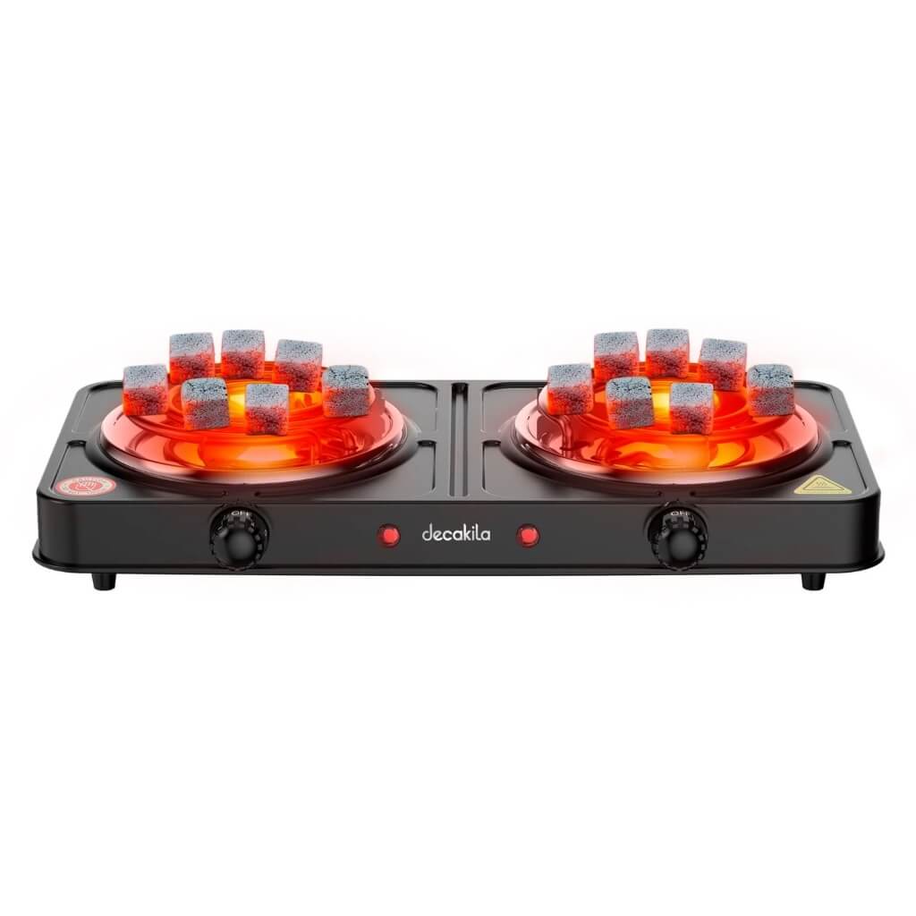 Decakila Plantilla Eléctrica 1000W 2 Discos (KUCC002B)