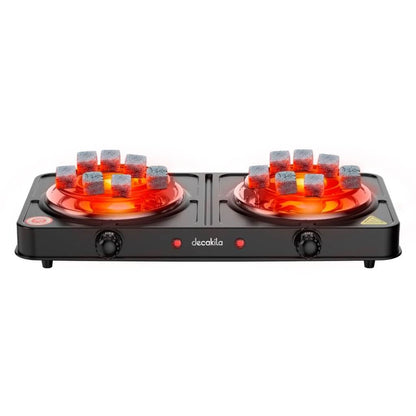 Decakila Plantilla Eléctrica 1000W 2 Discos (KUCC002B)