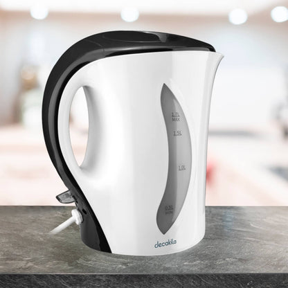 Decakila Cafetera Plástica 1.7 Litros (KUKT027W)