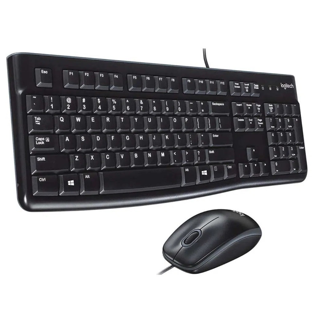 Logitech Kit Teclado y Mouse Alámbrico en Español, MK120