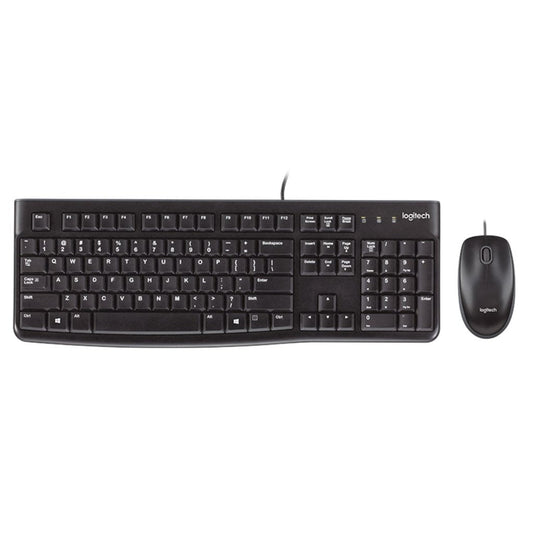Logitech Kit Teclado y Mouse Alámbrico en Español, MK120