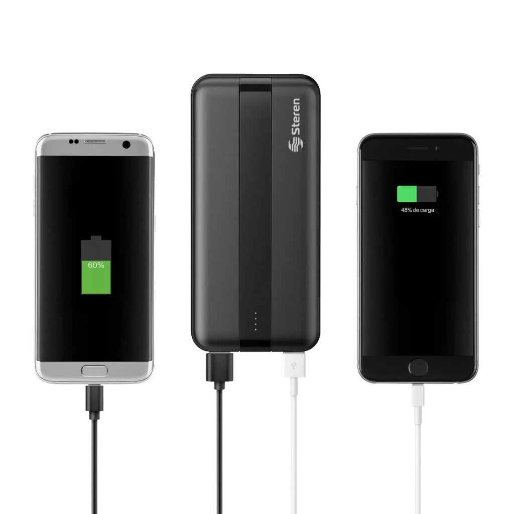 Steren Power Bank Batería Externa 20000mAh, MOV-2000