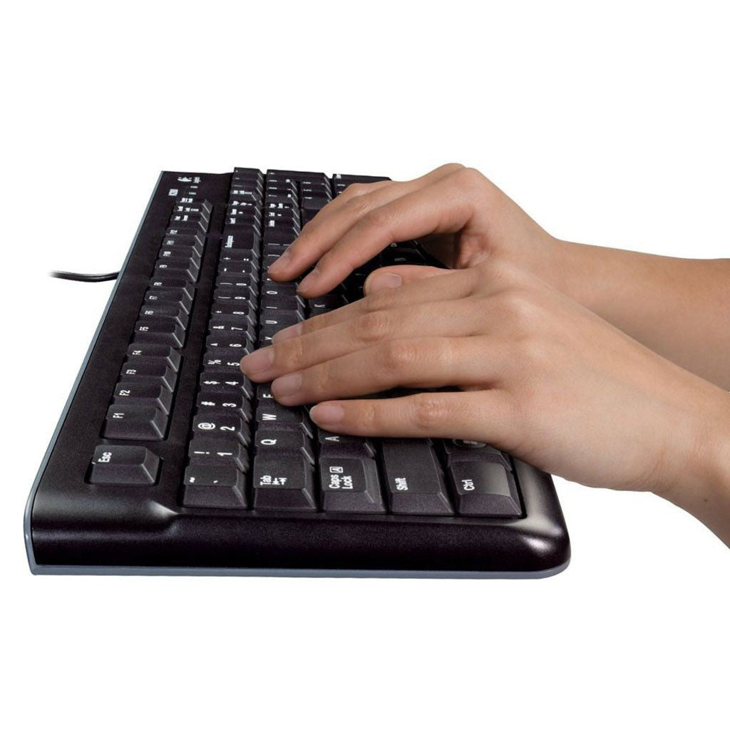 Logitech Kit Teclado y Mouse Alámbrico en Español, MK120