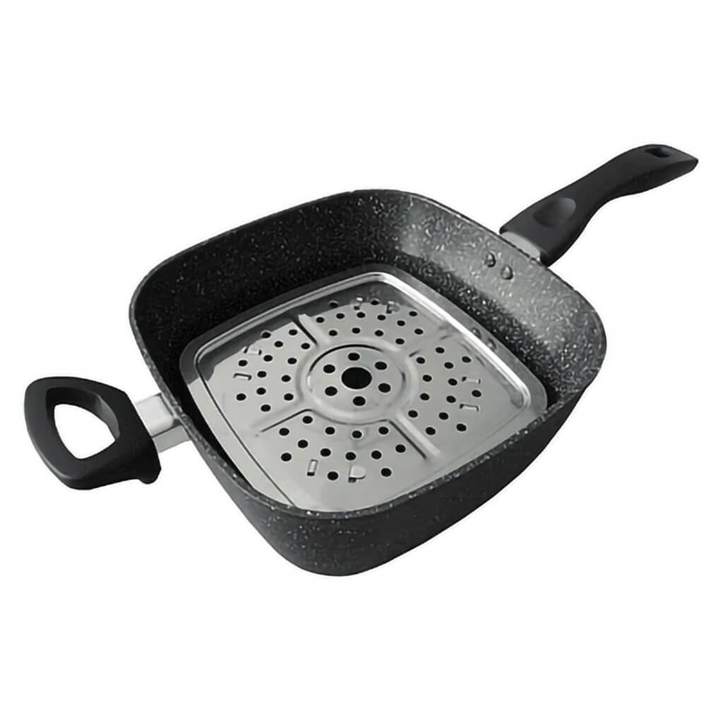 Westinghouse Set Sartén Freidora Acabado Mármol WCCS0009D24MBB, 4 piezas