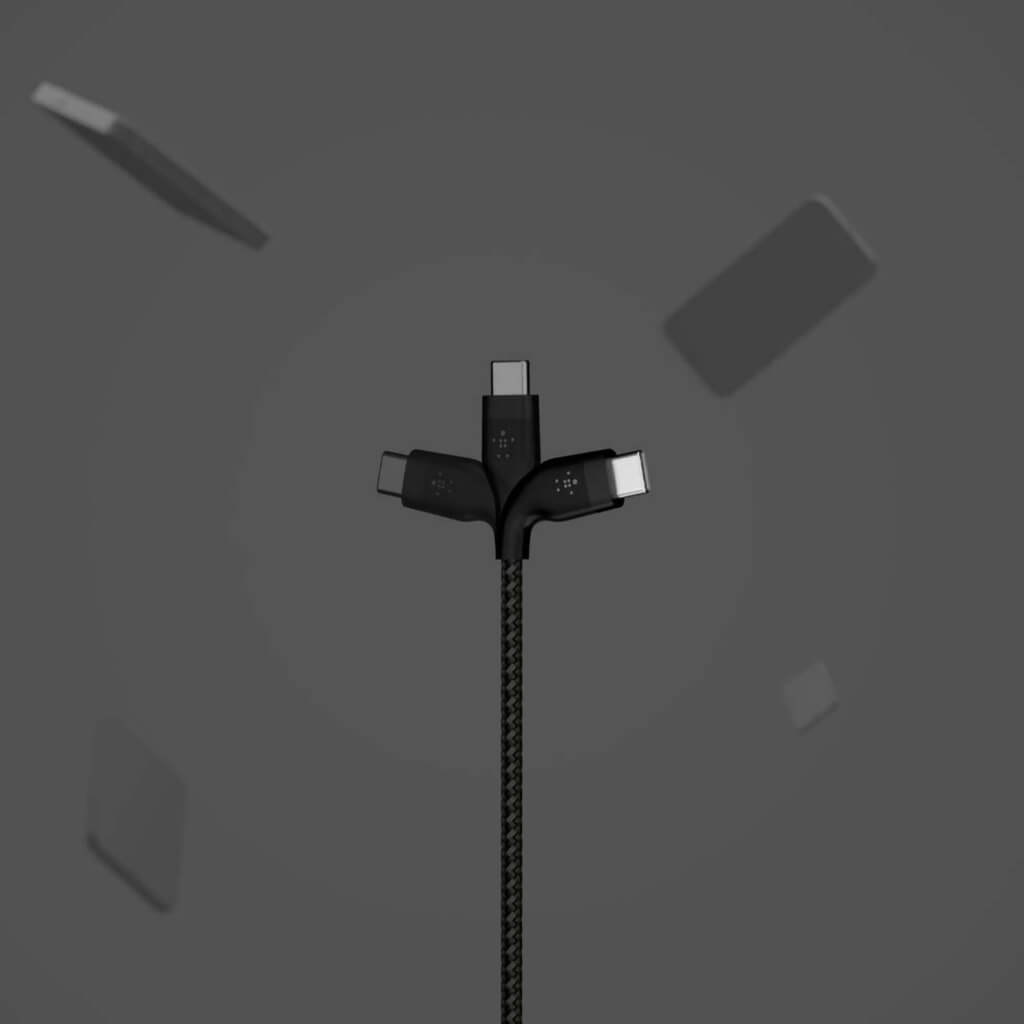 Belkin Cable USB-C a USB-C Macho Boost Charge Pro Flex, 2 Metros