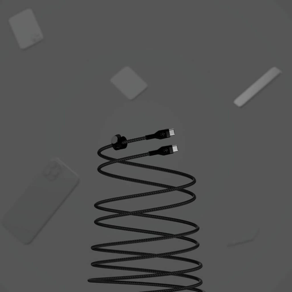 Belkin Cable USB-C a USB-C Macho Boost Charge Pro Flex, 2 Metros