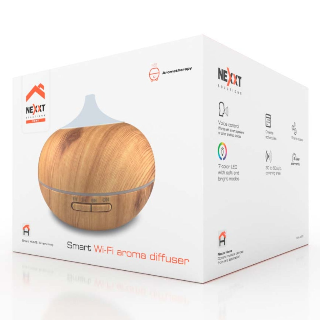 Nexxt Solutions Difusor de Aromas Inteligente con Conexión Wi-FI, NHA-A600
