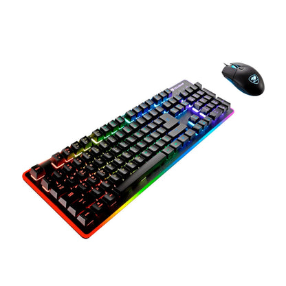 Cougar Kit Teclado en Español y Mouse Alámbrico Gaming Deathfire EX, 2 Piezas