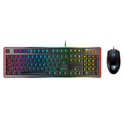 Cougar Kit Teclado en Español y Mouse Alámbrico Gaming Deathfire EX, 2 Piezas