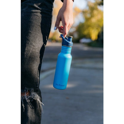 Klean Kanteen Botella Acero Inoxidable Classic Sport Cap, 27 Oz