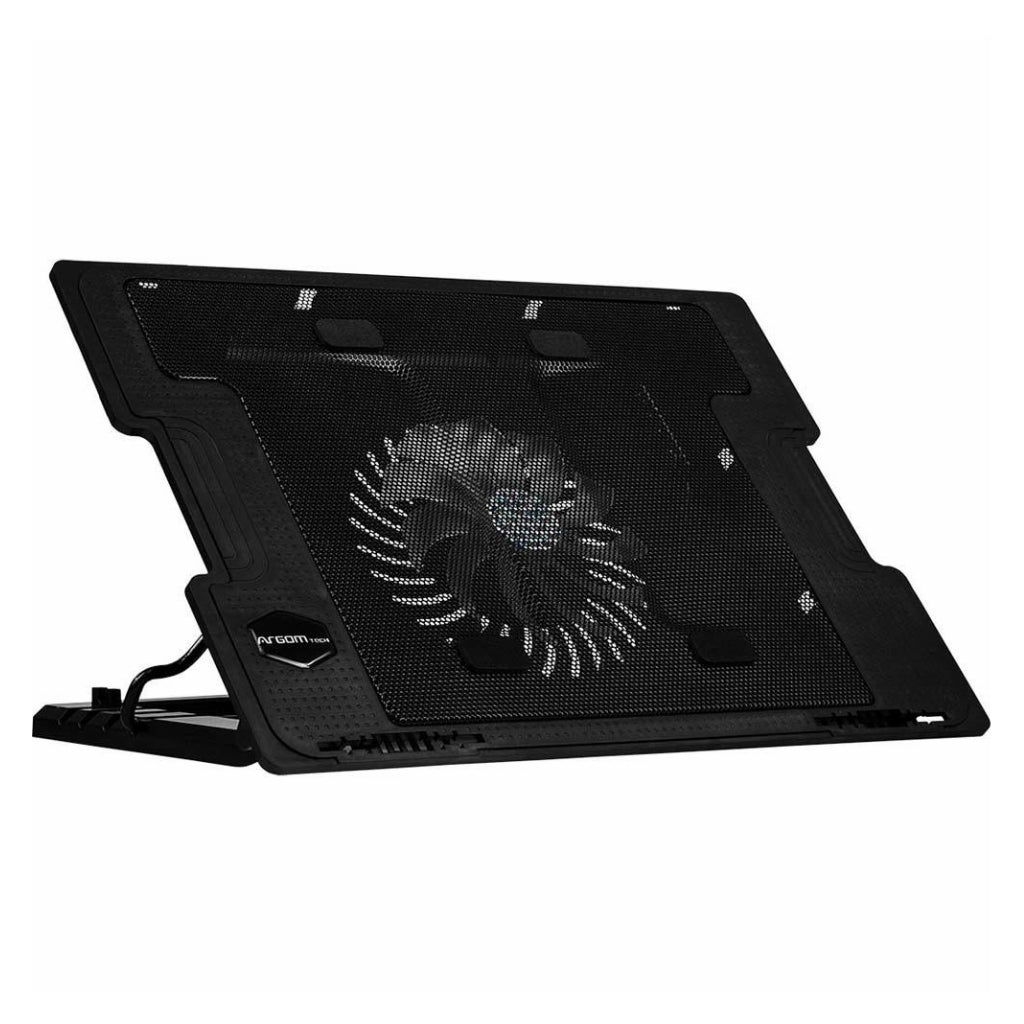 Argom Base Ventiladora Ajustable para Laptop de Hasta 17 Pulgadas