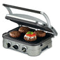 Cuisinart Plancha Parrilla Panini 5 en 1, GR4NP1