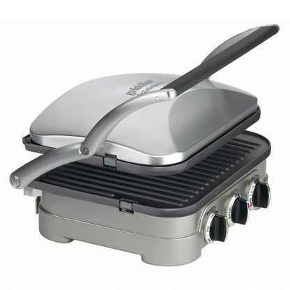 Cuisinart Plancha Parrilla Panini 5 en 1, GR4NP1