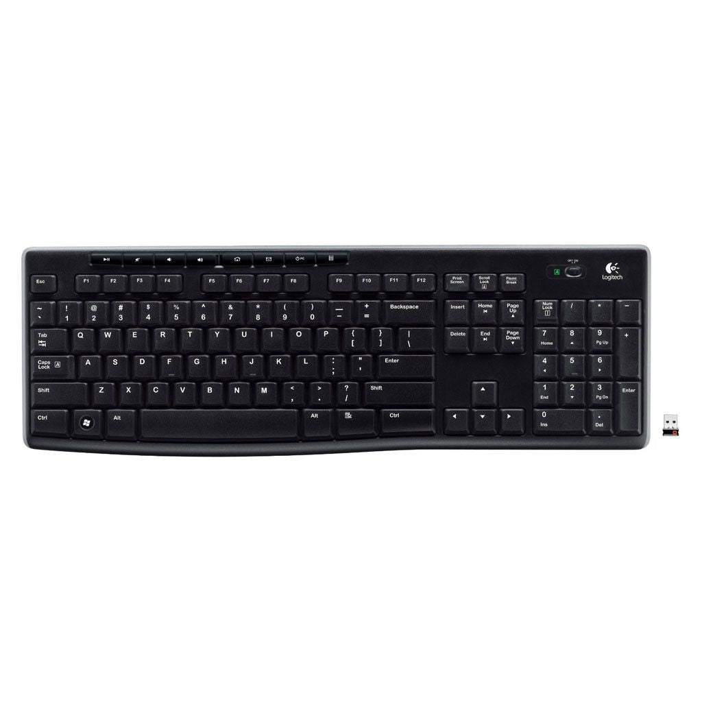 Logitech Teclado Inalámbrico, K-270 en Español, Negro